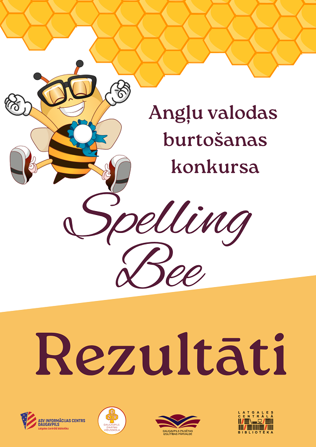 Konkursa " Spelling Bee" rezultāti