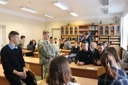Tikšanās ar Daugavpils Centrs vidusskolas skolēniem
